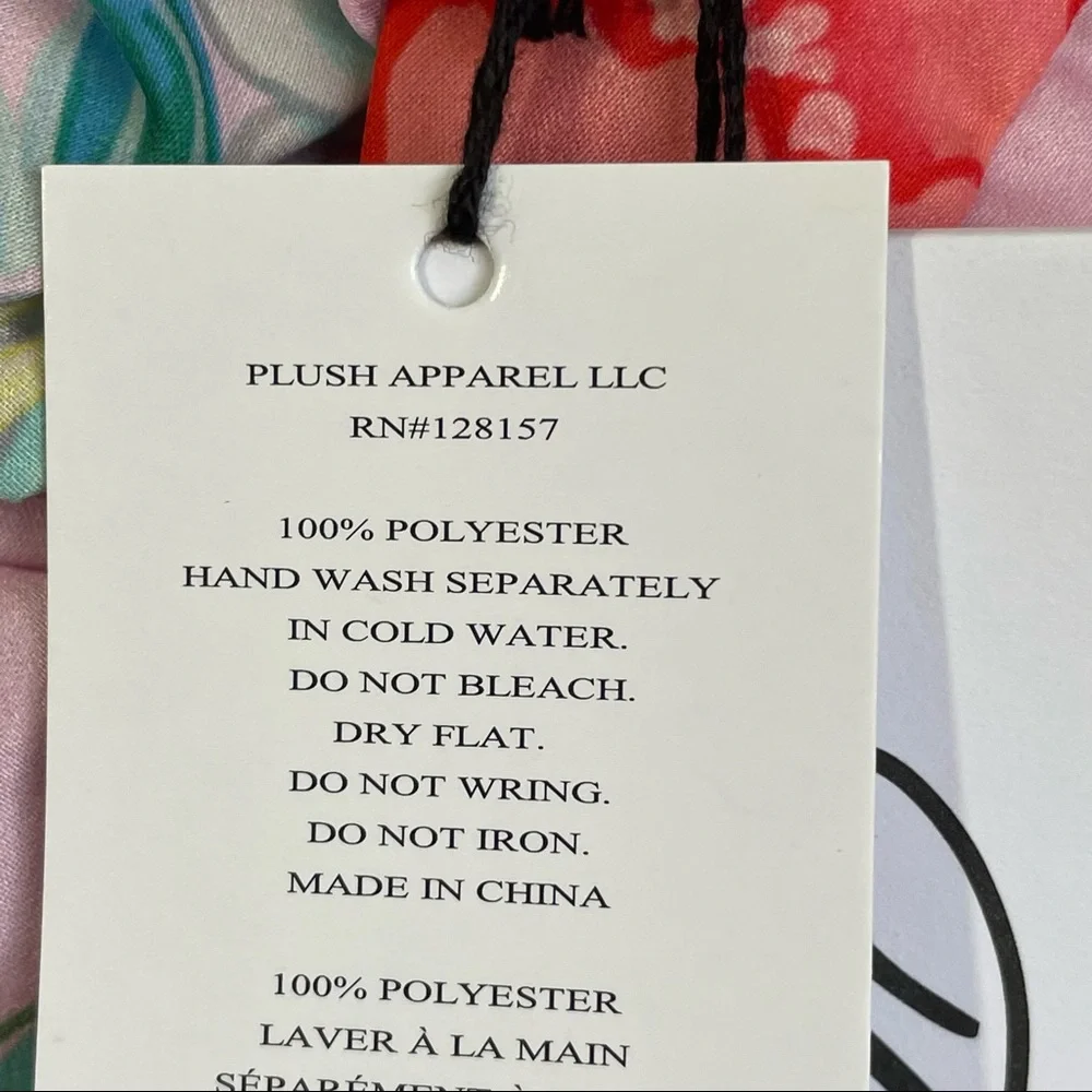 REVOLVE Plush Apparel‎ Pink Multi Floral Print Silky Pajama Set
